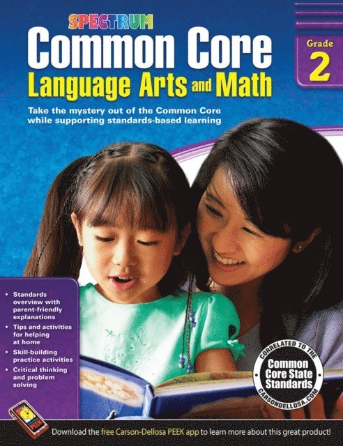 Spectrum - Common Core Language Arts and Math, Grade 2, E-bok