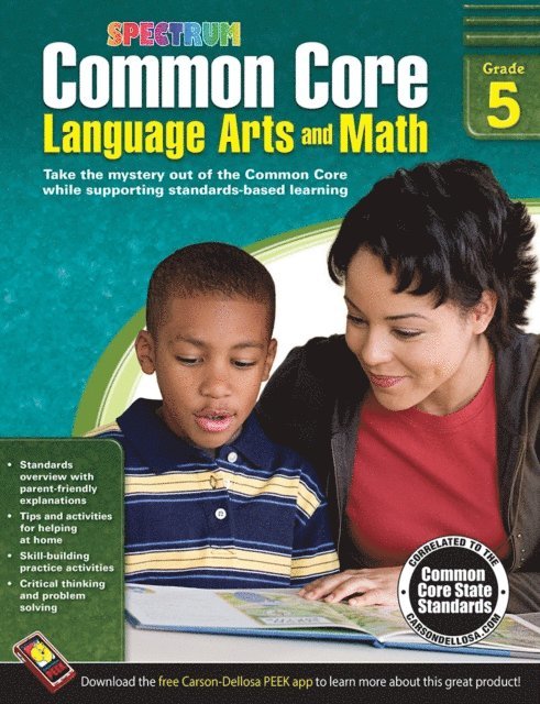 Spectrum - Common Core Language Arts and Math, Grade 5, E-bok
