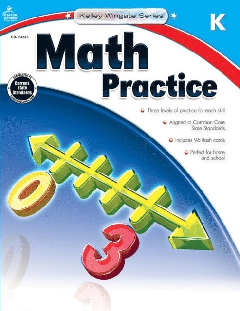 Math Practice, Grade K, E-bok