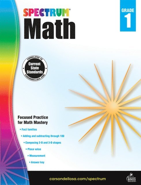 Spectrum - Spectrum Math Workbook, Grade 1, E-bok