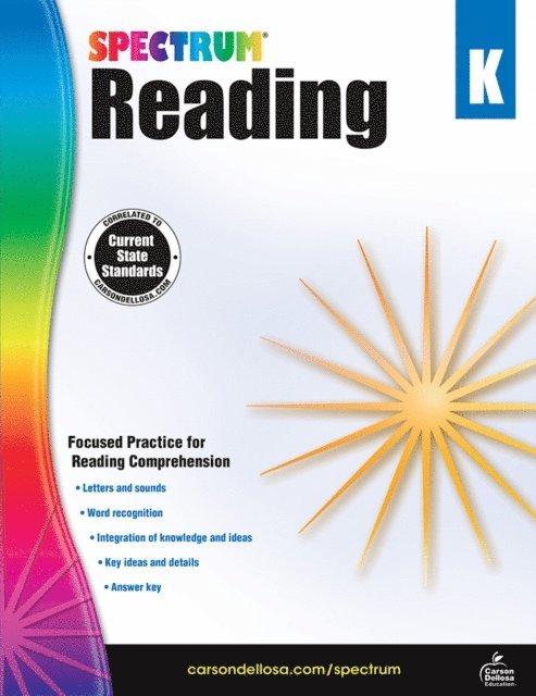 Spectrum - Spectrum Reading Workbook, Grade K, E-bok