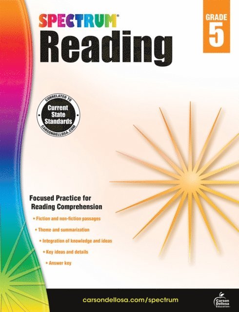 Spectrum - Spectrum Reading Workbook, Grade 5, E-bok
