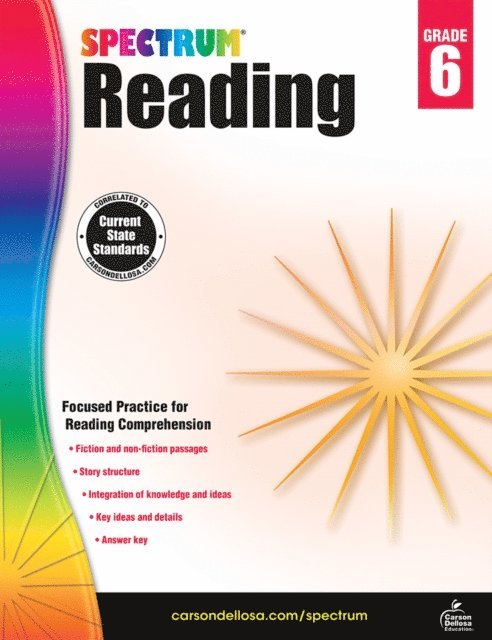 Spectrum - Spectrum Reading Workbook, Grade 6, E-bok