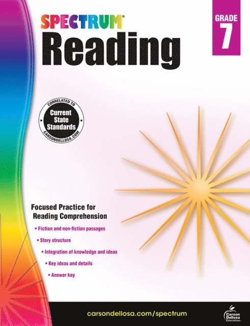 Spectrum - Spectrum Reading Workbook, Grade 7, E-bok