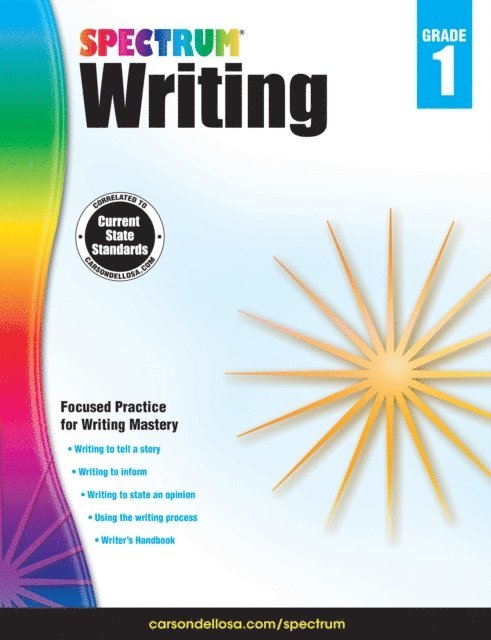 Spectrum - Spectrum Writing, Grade 1, E-bok