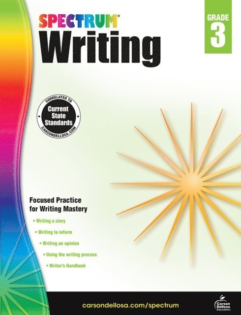 Spectrum - Spectrum Writing, Grade 3, E-bok