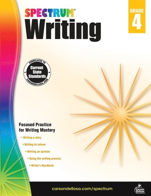 Spectrum - Spectrum Writing, Grade 4, E-bok