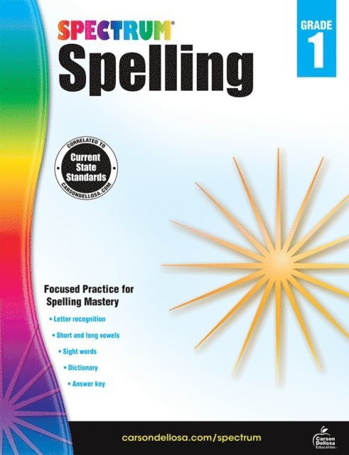 Spectrum - Spectrum Spelling, Grade 1, E-bok