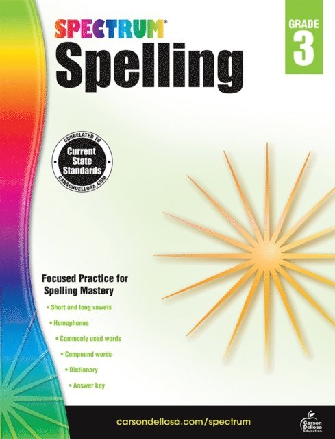 Spectrum - Spectrum Spelling, Grade 3, E-bok
