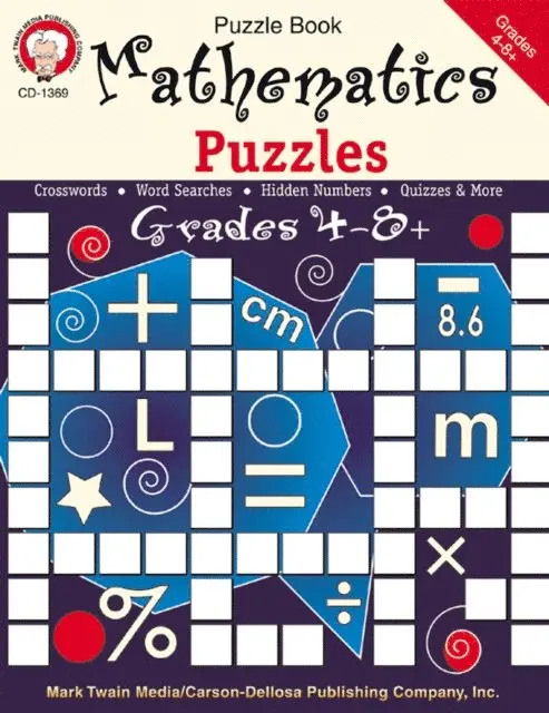 Mathematics Puzzles, Grades 4 - 8, E-bok. Tillgänglighet: Lägg i varukorg