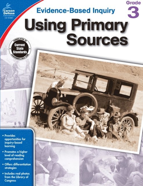 Shirley Pearson - Using Primary Sources, Grade 3, E-bok. Tillgänglighet: Lägg i varukorg