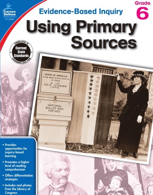 Kristina Biddle - Using Primary Sources, Grade 6, E-bok