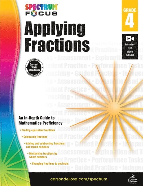 Carson Dellosa Education, Spectrum - Spectrum Applying Fractions, E-bok