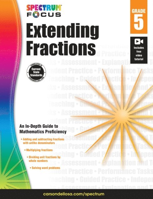 Carson Dellosa Education, Spectrum - Spectrum Extending Fractions, E-bok