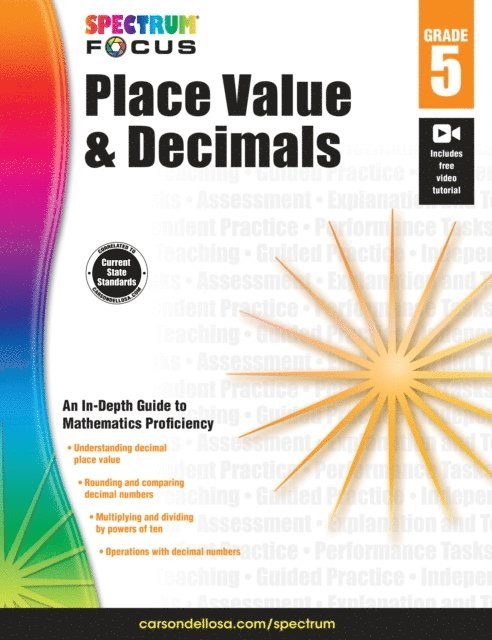 Carson Dellosa Education, Spectrum - Spectrum Place Value, Decimals, and Rounding, E-bok