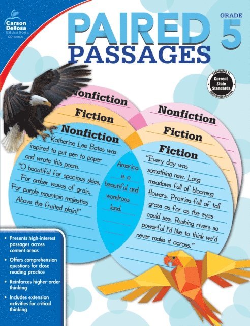 Kristina Biddle - Paired Passages, Grade 5, E-bok