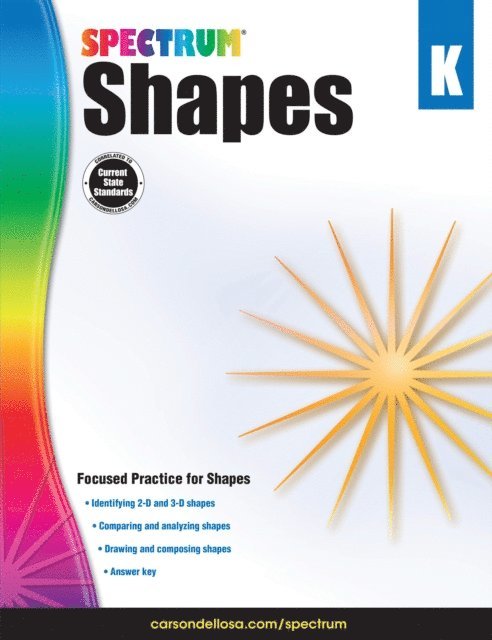 Carson Dellosa Education, Spectrum - Shapes, Grade K, E-bok