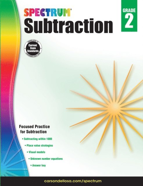 Carson Dellosa Education - Subtraction, Grade 2, E-bok