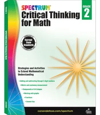 Spectrum - Spectrum Critical Thinking for Math Gr 2, Häftad. Tillgänglighet: Lägg i varukorg