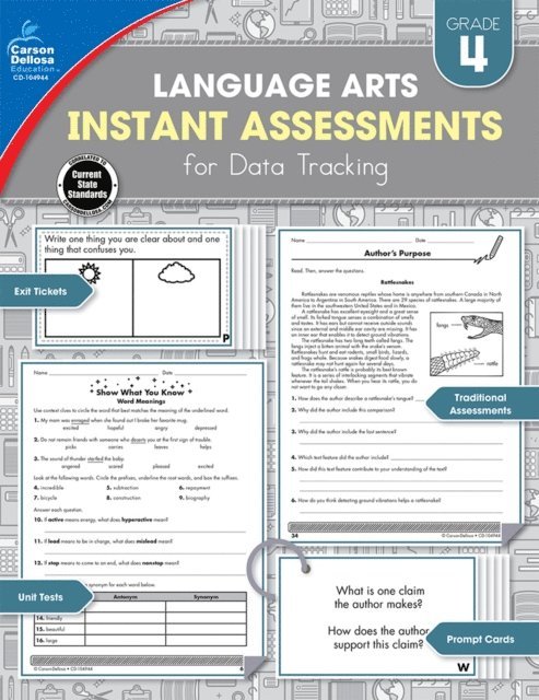 Kristina Biddle - Instant Assessments for Data Tracking, Grade 4, E-bok