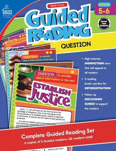 Nancy  Rogers Bosse - Ready to Go Guided Reading: Question, Grades 5 - 6, E-bok