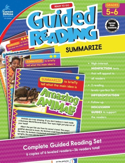 Christine Schwab - Ready to Go Guided Reading: Summarize, Grades 5 - 6, E-bok
