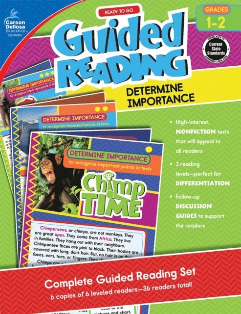 Christine Schwab - Ready to Go Guided Reading: Determine Importance, Grades 1 - 2, E-bok