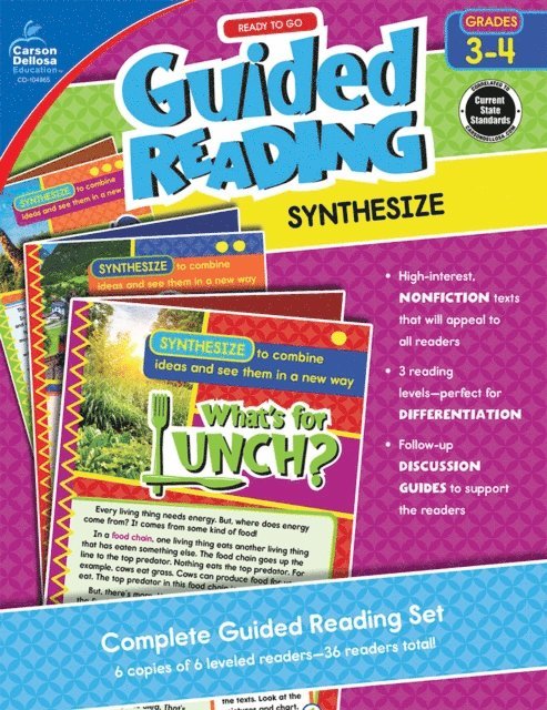 Christine Schwab - Ready to Go Guided Reading: Synthesize, Grades 3 - 4, E-bok