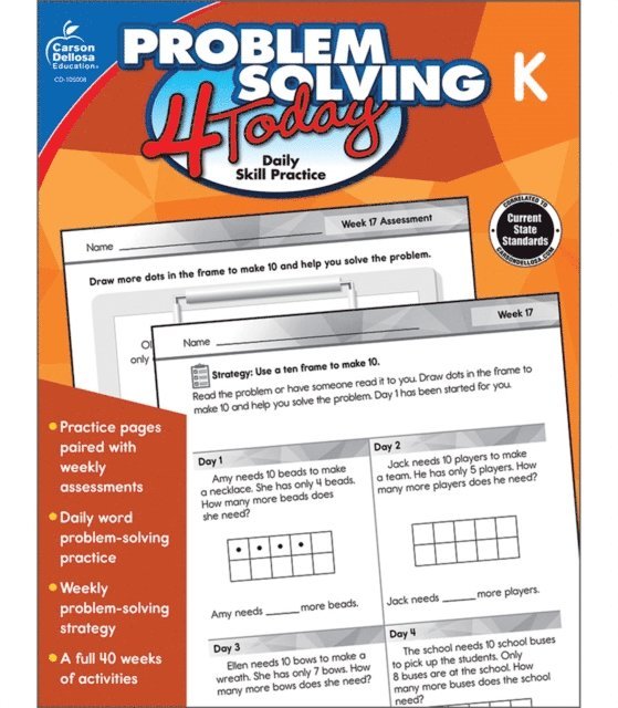 Jennifer B. Stith - Problem Solving 4 Today, Grade K, E-bok