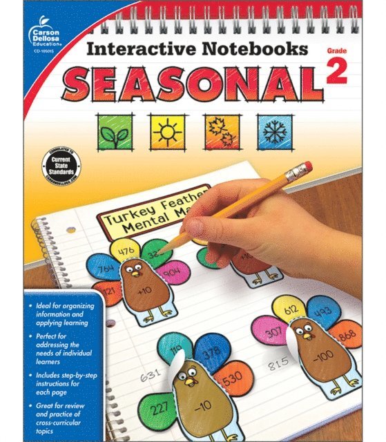 Parthemore, Angela Triplett - Interactive Notebooks Seasonal, Grade 2, E-bok