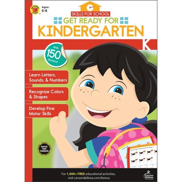 Skills for School Get Ready for Kindergarten, Grade K