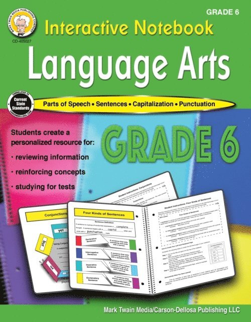 Carolyn Craig, Schyrlet Cameron - Interactive Notebook: Language Arts Workbook, Grade 6, E-bok