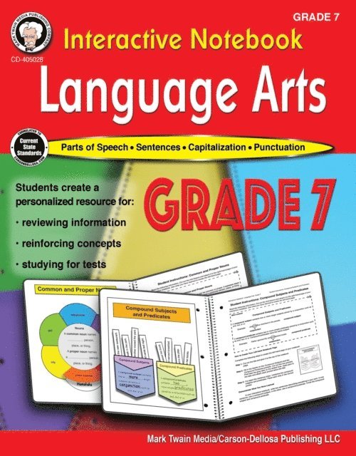 Carolyn Craig, Schyrlet Cameron - Interactive Notebook: Language Arts Workbook, Grade 7, E-bok