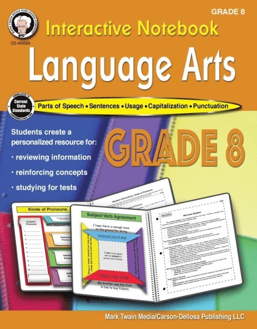 Carolyn Craig, Schyrlet Cameron - Interactive Notebook: Language Arts Workbook, Grade 8, E-bok
