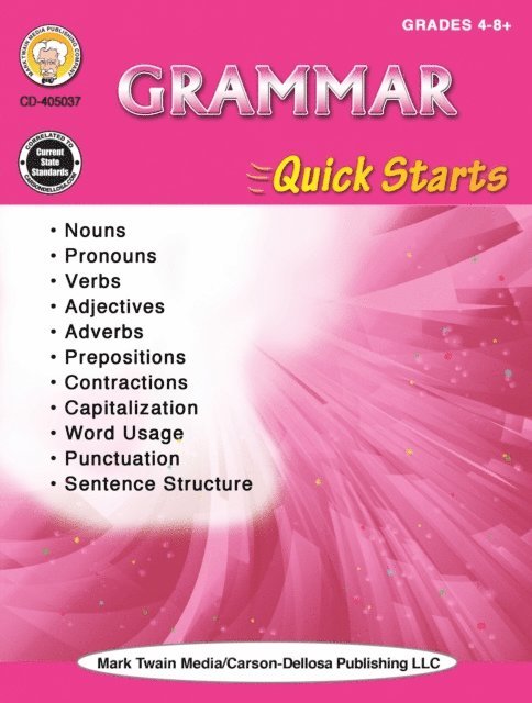 Cindy Barden - Grammar Quick Starts Workbook, E-bok