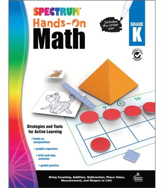 Carson Dellosa Education, Spectrum - Spectrum Hands-On Math , Grade K, E-bok