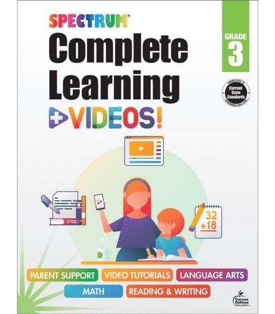 Carson Dellosa Education, Spectrum - Complete Learning + Videos, E-bok