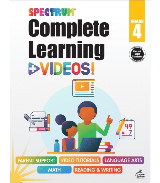 Carson Dellosa Education, Spectrum - Complete Learning + Videos, E-bok