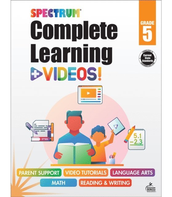 Carson Dellosa Education, Spectrum - Complete Learning + Videos, E-bok