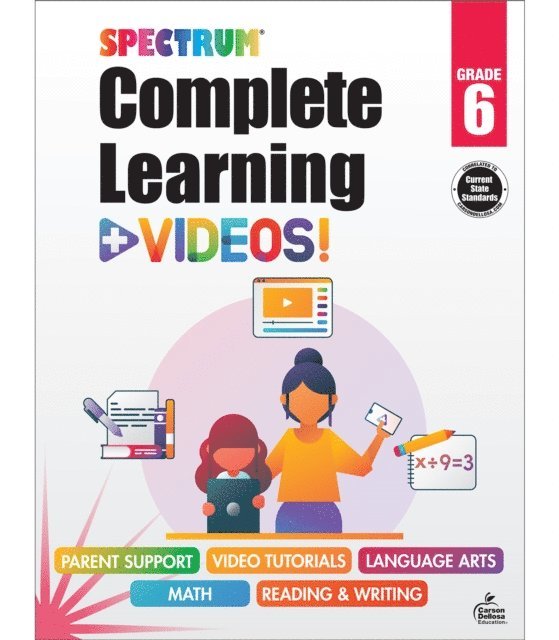 Carson Dellosa Education, Spectrum - Complete Learning + Videos, E-bok
