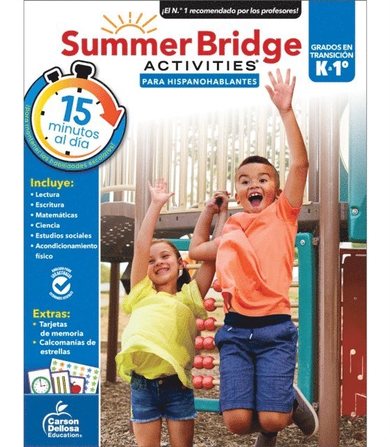 Carson Dellosa Education, Summer Bridge Activities - Summer Bridge Activities Spanish K-1, E-bok. Tillgänglighet: Lägg i varukorg