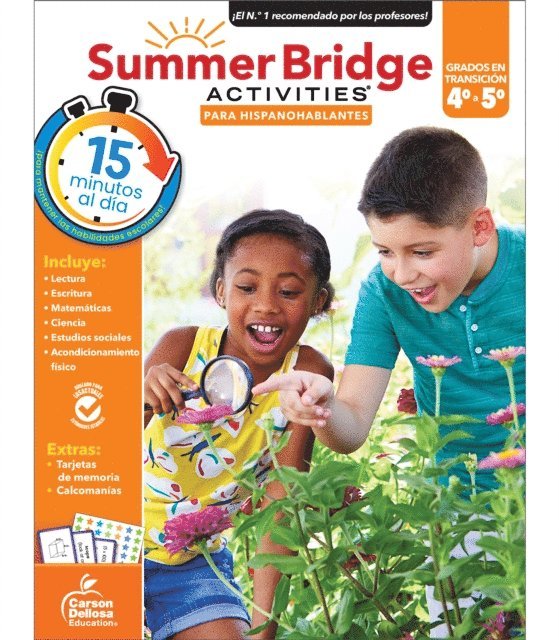 Carson Dellosa Education, Summer Bridge Activities - Summer Bridge Activities Spanish 4-5, E-bok. Tillgänglighet: Lägg i varukorg