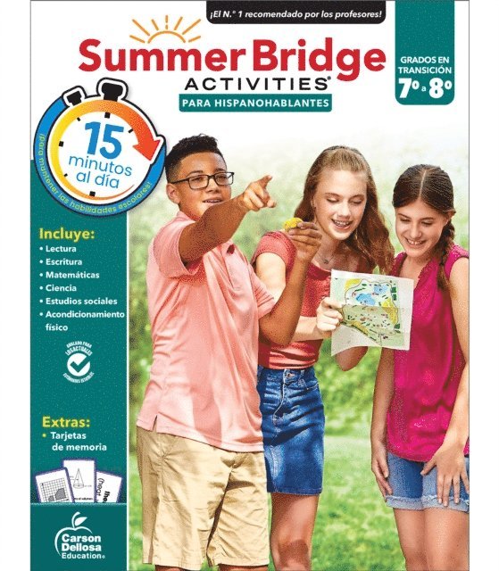 Carson Dellosa Education, Summer Bridge Activities - Summer Bridge Activities Spanish 7-8, E-bok. Tillgänglighet: Lägg i varukorg
