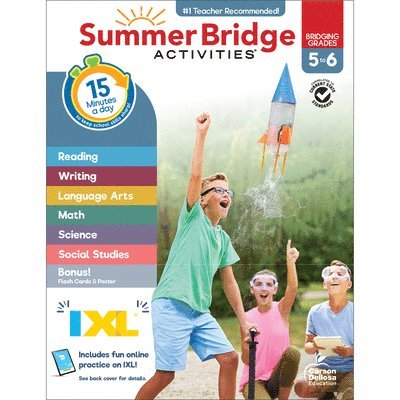 Carson Dellosa Education - Summer Bridge Activities, Grades 5 - 6, Häftad. Tillgänglighet: Lägg i varukorg