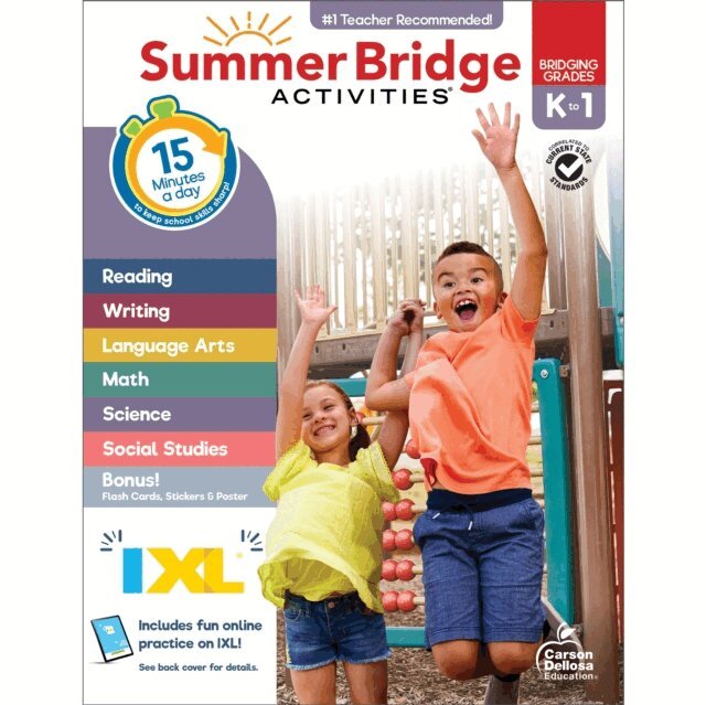 Summer Bridge Activities - Summer Bridge Activities, Grades K - 1, E-bok