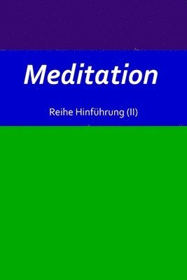 Jochen Blumenthal - Meditation, Häftad