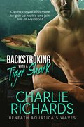 Backstroking with a Tiger Shark