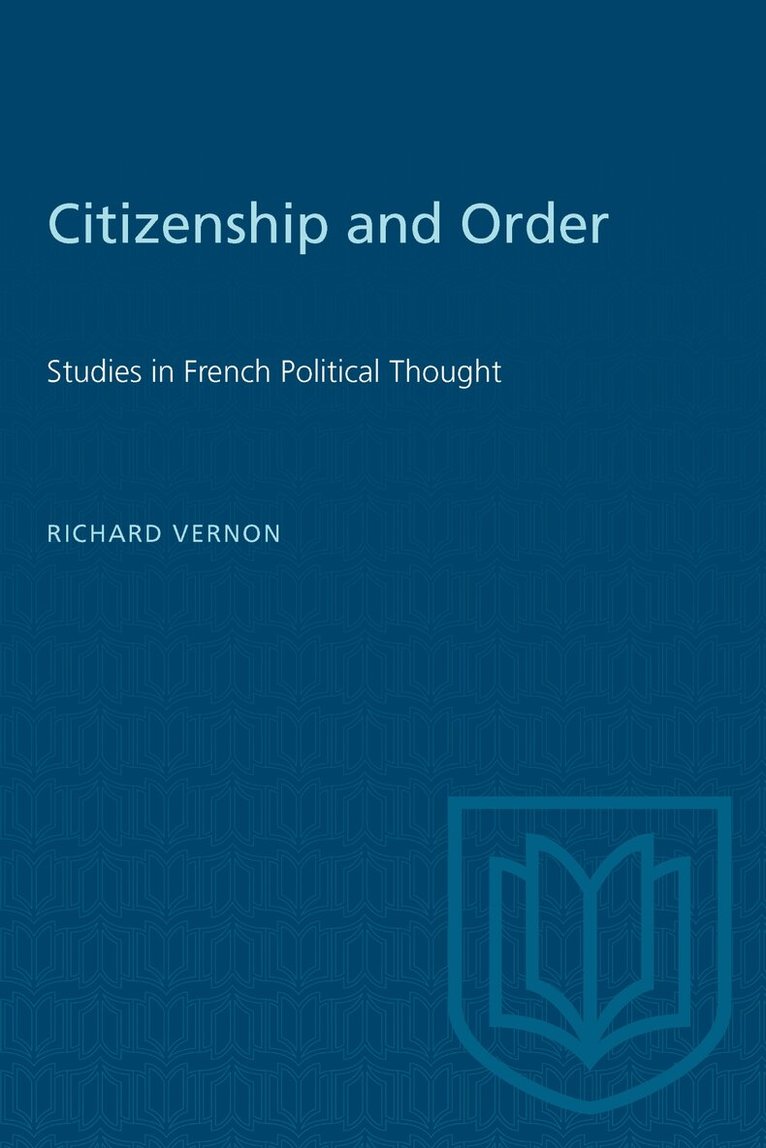 Richard Vernon - Citizenship and Order, E-bok