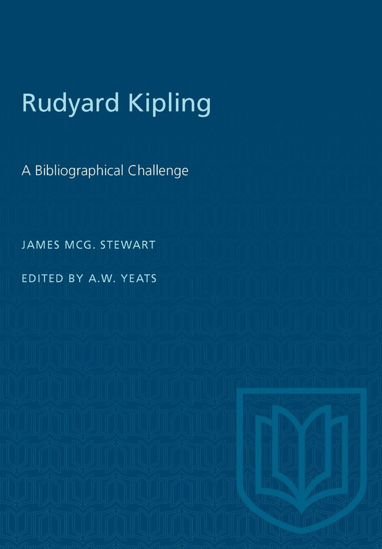 James McG. Stewart, A.W. Yeats - Rudyard Kipling, E-bok