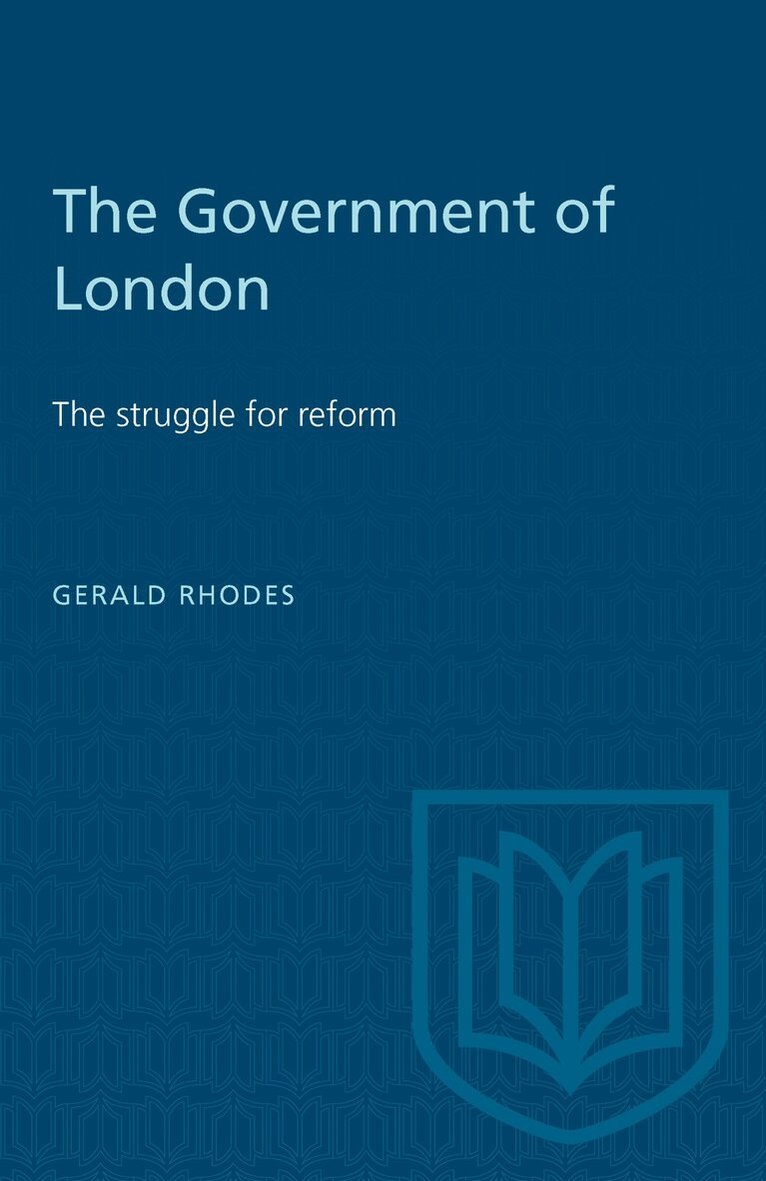 Gerald Rhodes - Government of London, E-bok. Tillgänglighet: Lägg i varukorg